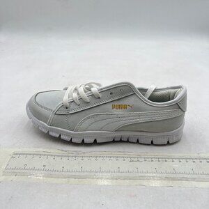 PUMA White/Grey Womens Cruise Rider Nu Brighter Days Lace Up Sneakers Shoes